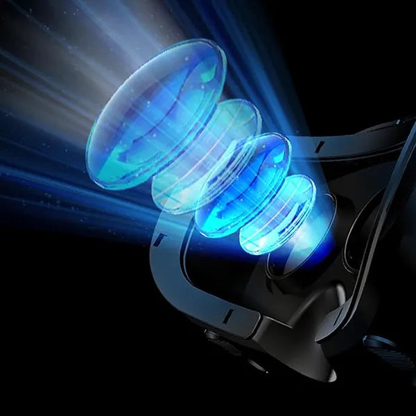 LumiH K5 VR Headset – 3D VR Glasses with Remote Controller, Anti-Blue Light, iOS & Android Compatible