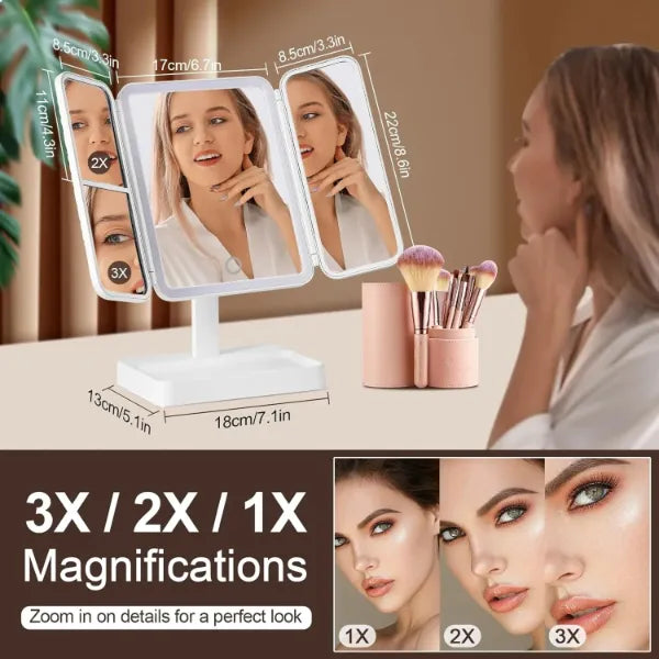 VanityGlow Lighted Makeup Mirrors US08