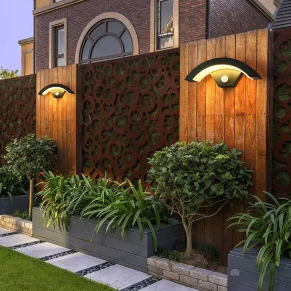 FlowMoti Motion Activated LED Wall Light – 24W Outdoor U-Shape, IP65 Waterproof, Motion Sensor