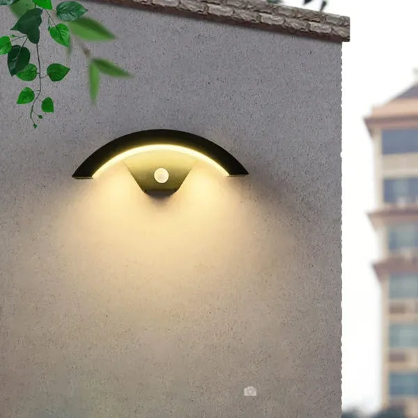FlowMoti Motion Activated LED Wall Light – 24W Outdoor U-Shape, IP65 Waterproof, Motion Sensor