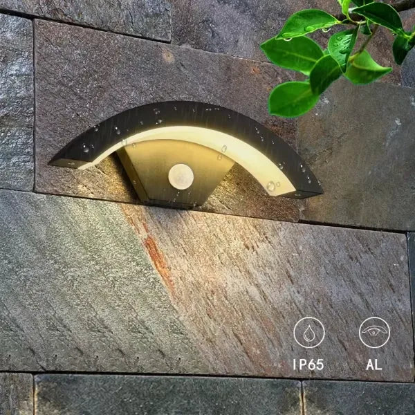 FlowMoti Motion Activated LED Wall Light – 24W Outdoor U-Shape, IP65 Waterproof, Motion Sensor