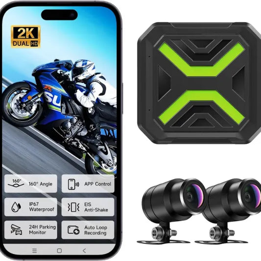 Z2 JeneMoto Motorcycle Dash Cams US01