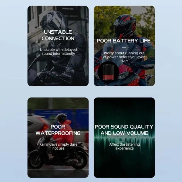 Z2IMoto Motorcycle Bluetooth Headsets