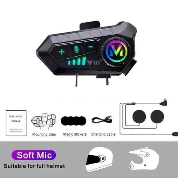 Z2IMoto Helmet Bluetooth Headsets