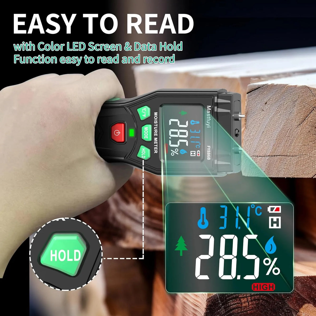 MunWody Wood Moisture Meters
