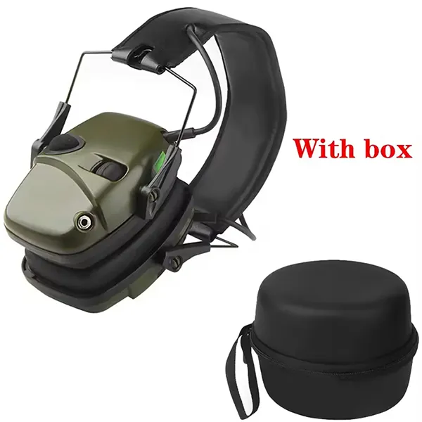 NoiActiz Electronic Shooting Earmuffs – Noise Cancelling Ear Protection with Sound Amplification for Gun Range & Hunting