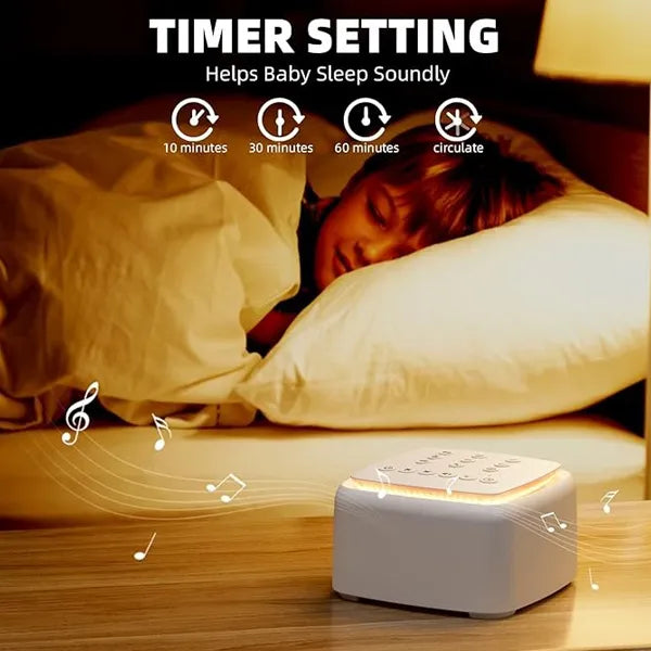 Noirra White Noise Machine – Sleep Sounder, Focus Better, Relax Deeper