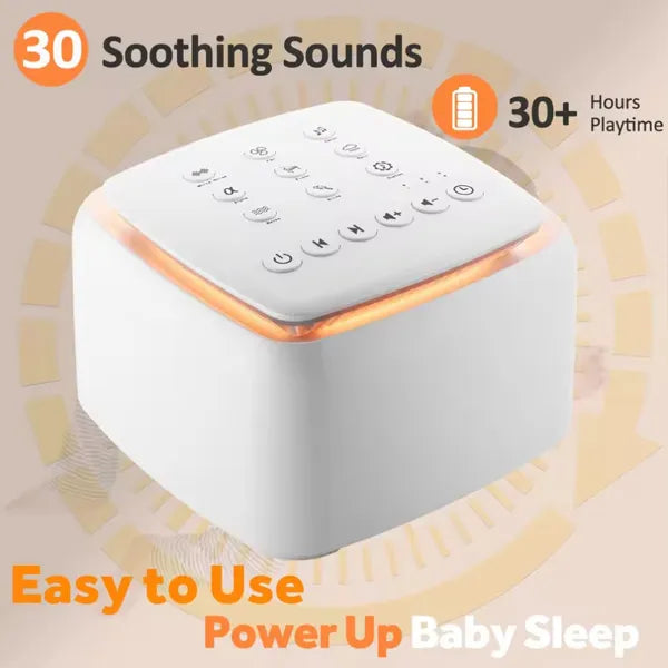 Noirra White Noise Machine – Sleep Sounder, Focus Better, Relax Deeper