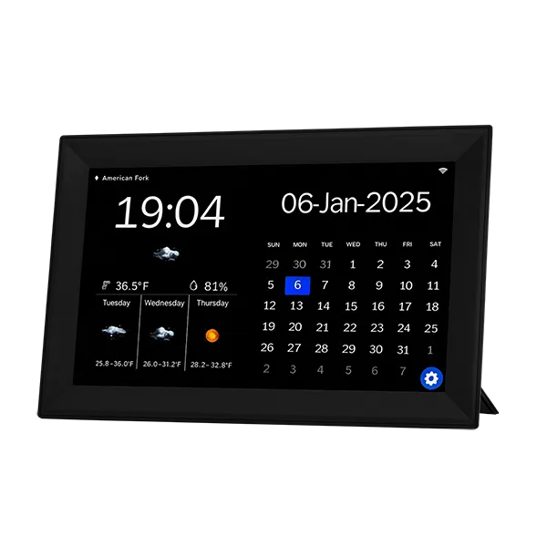 NuvDay 10.1" WiFi Smart Digital Calendar – Clock, Reminders & Alarm for Seniors