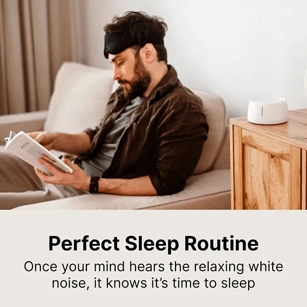 AMakvia White Noise Machine – 30 Sounds, Built-In Timer & Headphone Jack