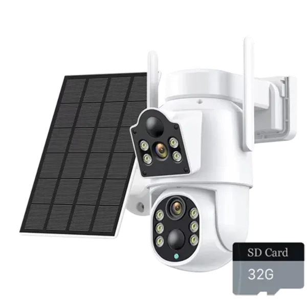 Nova Z3 Pro Outdoor Security Camera – 4K 8MP Solar WiFi PTZ Camera, 7800mAh Battery, No Subscription