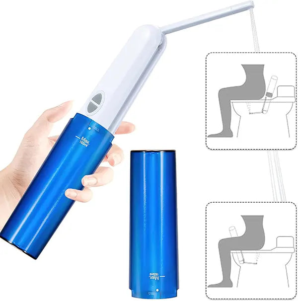WashSmast Portable Electric Bidet – Rechargeable USB Handheld Bidet Sprayer for Travel & Home Personal Hygiene