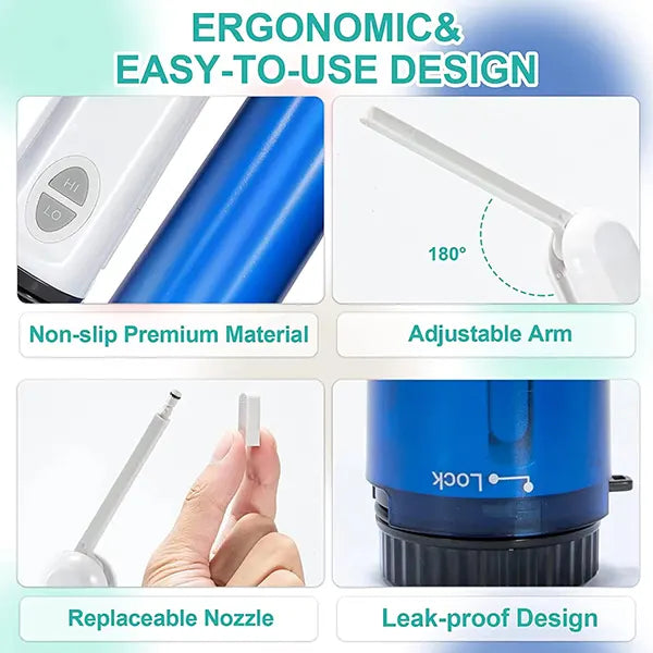 WashSmast Portable Electric Bidet – Rechargeable USB Handheld Bidet Sprayer for Travel & Home Personal Hygiene
