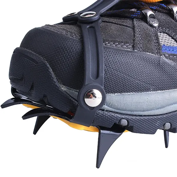PraIce Ice Cleats – 10-Tooth Stainless Steel Crampons, Adjustable Snow Grips with Carry Bag