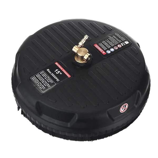 ZoliC3 Pressure Washer Surface Cleaner – 15", 4000 PSI, 2 Extension Wands, 1/4" Quick-Connect for Driveway, Patio & Concrete