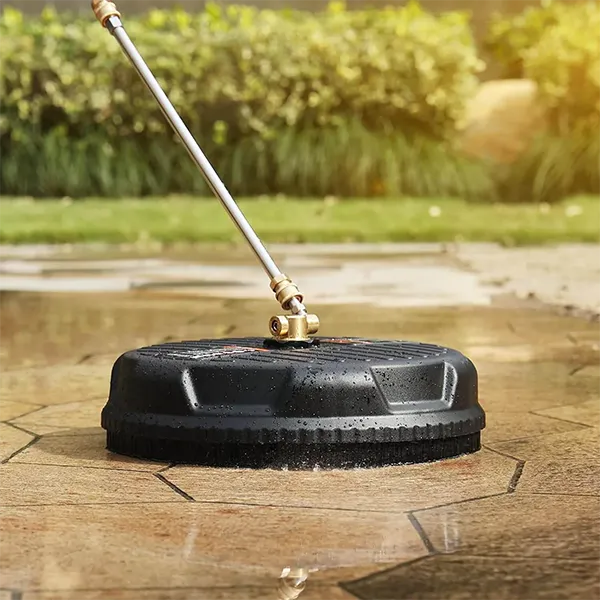 ZoliC3 Pressure Washer Surface Cleaner – 15", 4000 PSI, 2 Extension Wands, 1/4" Quick-Connect for Driveway, Patio & Concrete