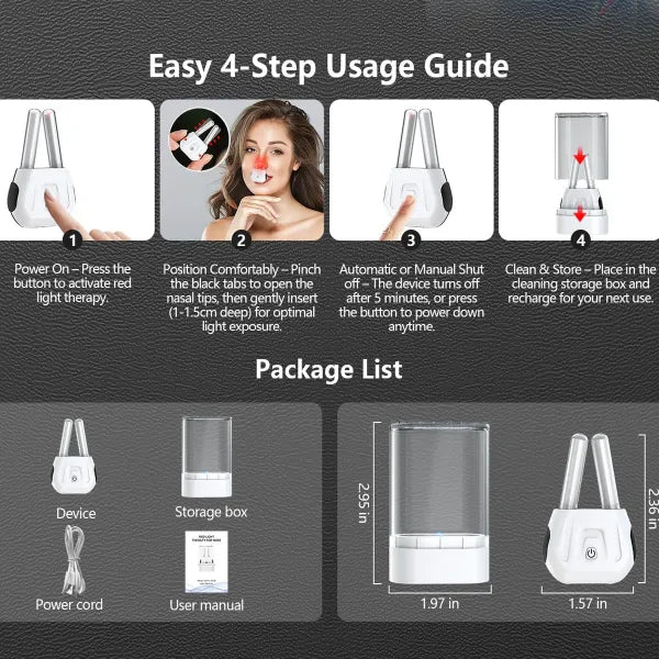 LuxThery Red Light Therapy for Sinuses