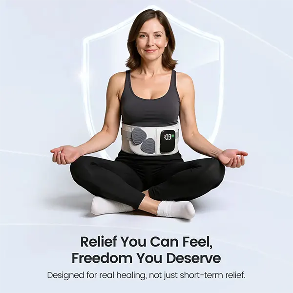 G2Light4 3-in-1 Lumbar Support Belt – Wireless Heating Pad, Massage & Sciatica Relief, 3 Speeds, 5 Temperatures for Men & Women