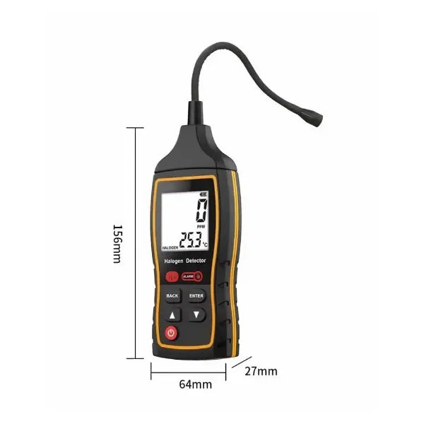 HimoLek Refrigerant Leak Detector – Advanced HVAC & Auto Halogen Sniffer with LCD Display
