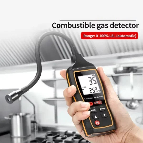 HimoLek Refrigerant Leak Detector – Advanced HVAC & Auto Halogen Sniffer with LCD Display
