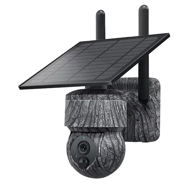 ZykaCam 4G LTE Solar Security Camera – 2K HD 360° PTZ, Night Vision, PIR Detection & 2-Way Audio | IP66