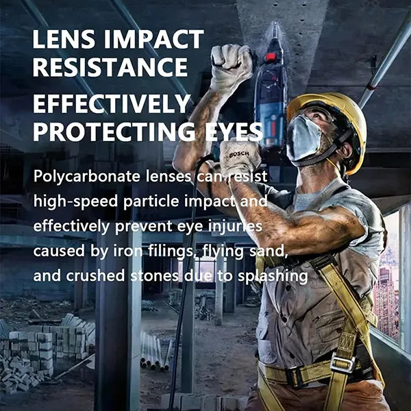 KelySafe Safety Glasses – Anti-Fog HD Clear Safety Goggles for Lab, Chemistry & Industrial Use, Over-Glasses Fit