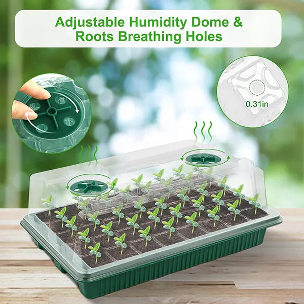 SproutLab Seed Starter Trays with Grow Lights