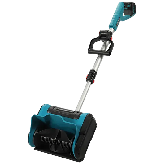 SnowQick Cordless Electric Snow Shovel – 10" Width, 6" Depth, 20FT Throw, Telescopic Pole