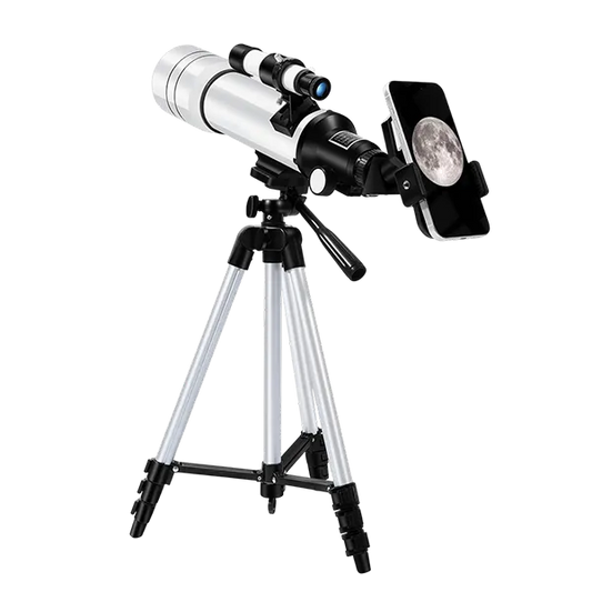 DeliTele 70mm Astronomy Telescope – Portable Stargazing Telescope for Kids, Beginners & Adults with Backpack & Adjustable Tripod
