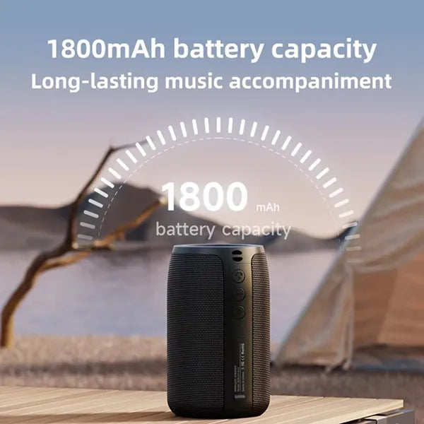 SoudPro Mini Bluetooth Speaker – IPX5 Waterproof, Bluetooth 5.0, Dual Pairing