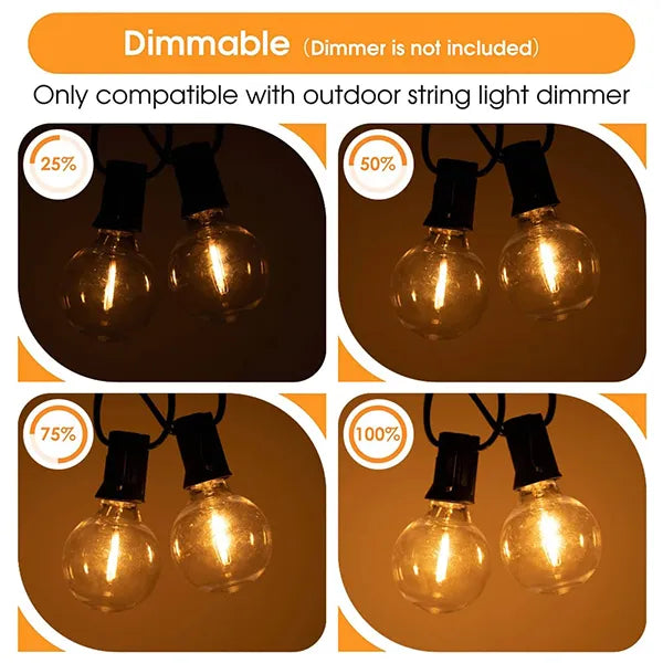 TiLights Outdoor Solar String Lights AU