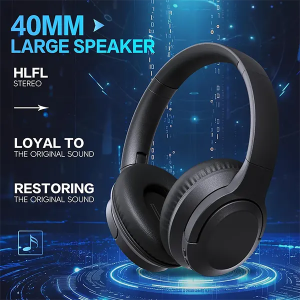 HearTV Wireless TV Headphones for Seniors – 2.4GHz, 65Hr Playtime, No Audio Delay, Optical/AUX/RCA/USB, Charging Base Included