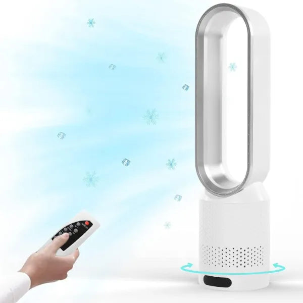 MolyFan Z2 Bladeless Tower Fan – 20", 8 Speeds, Remote Control, 90° Oscillation & 2-Hour Timer