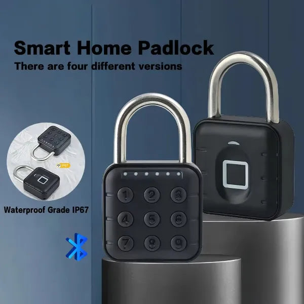 JulyLock Smart Combination Padlock – 6-Digit Code, APP Control, IP67 Waterproof | Zinc Alloy