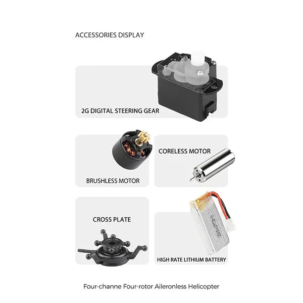UniHel K170 UH60L RC Helicopter – 2.4G 4CH, 6-Axis Gyroscope, Altitude Hold, Display Stand & Landing Pad