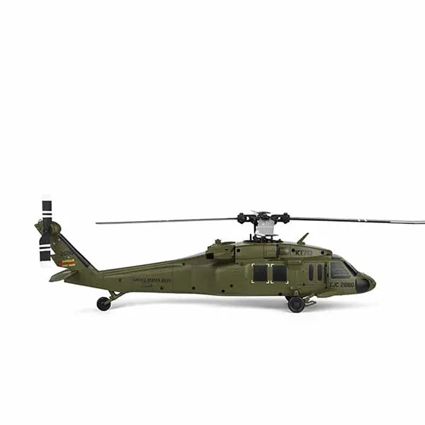 UniHel K170 UH60L RC Helicopter – 2.4G 4CH, 6-Axis Gyroscope, Altitude Hold, Display Stand & Landing Pad