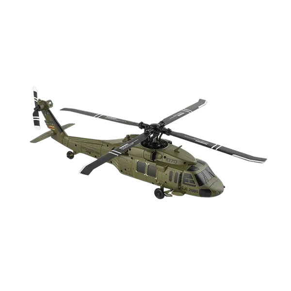 UniHel K170 UH60L RC Helicopter – 2.4G 4CH, 6-Axis Gyroscope, Altitude Hold, Display Stand & Landing Pad