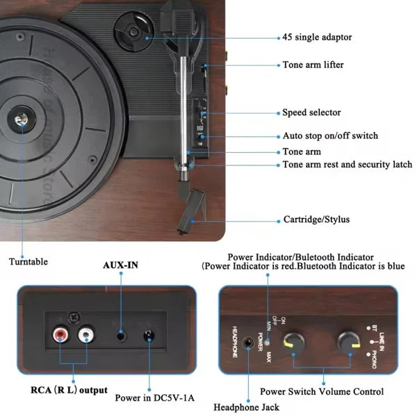 Vinylo Record Players AU1