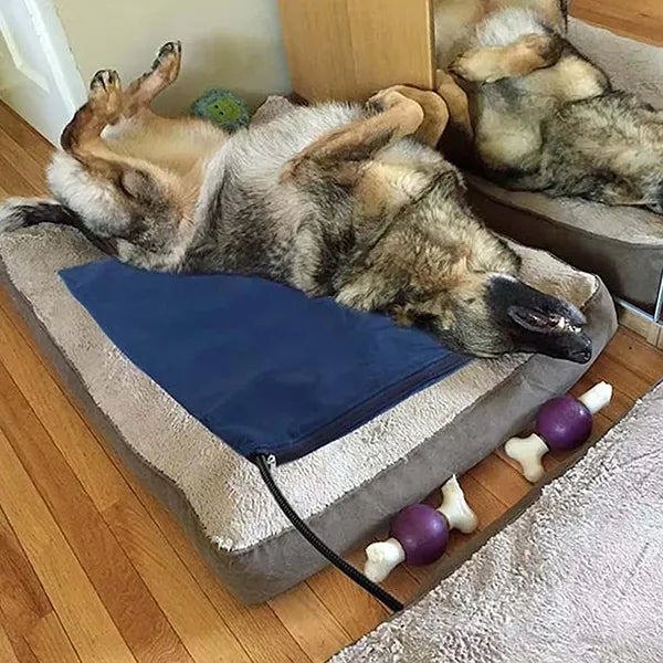 Viranor Heated Pet Bed – Electric Self-Warming Bed for Dogs & Cats | 3 Sizes