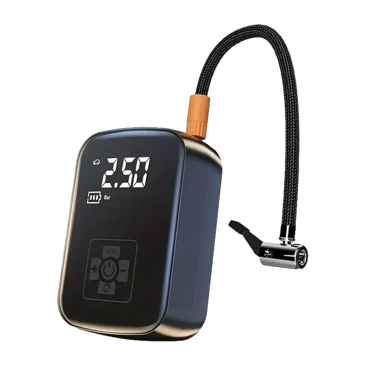 Voltire Portable Tire Inflator – 100W Wireless Air Pump, 3–150 PSI, 3600mAh Battery