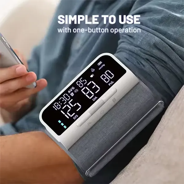 PulseManu Wrist Blood Pressure Monitor – Large LED Backlit Display, Voice Broadcast, Color Pressure Indicator, 3-User Memory