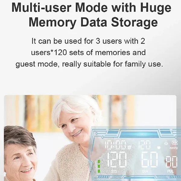 PulseManu Wrist Blood Pressure Monitor – Large LED Backlit Display, Voice Broadcast, Color Pressure Indicator, 3-User Memory