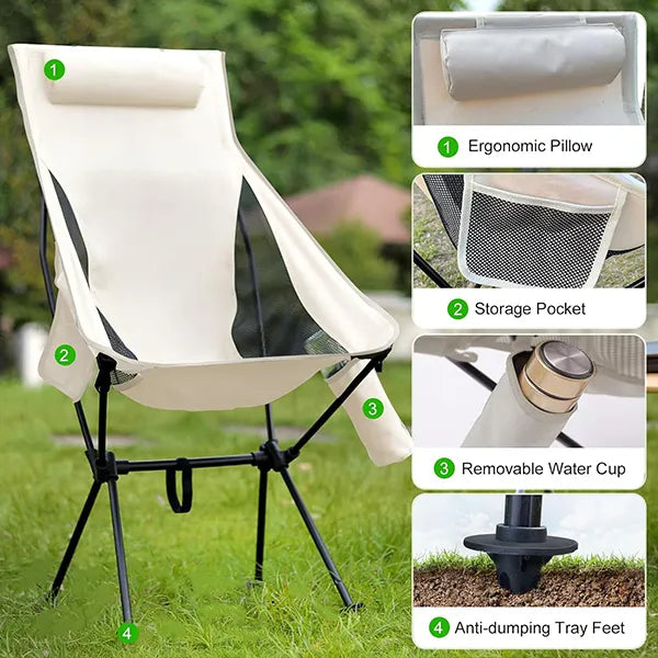 V2 YeliZ Comfortable Camping Chairs US8
