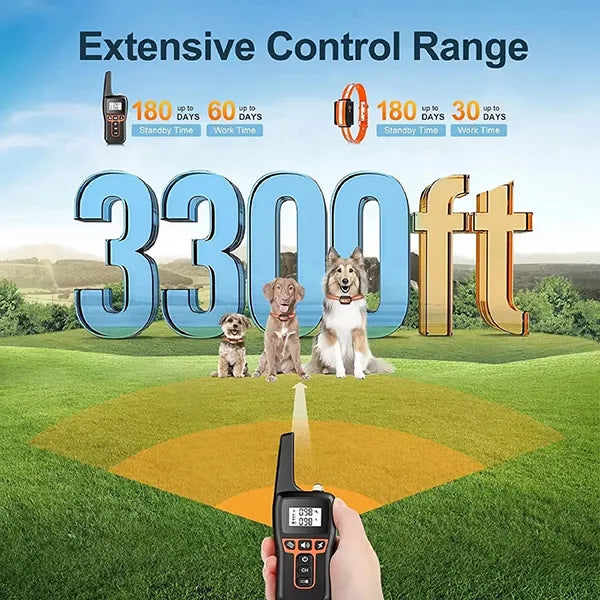 YoriPet Dog Training Collar – Adjustable E-Collar for Small, Medium & Large Dogs | 4 Colors