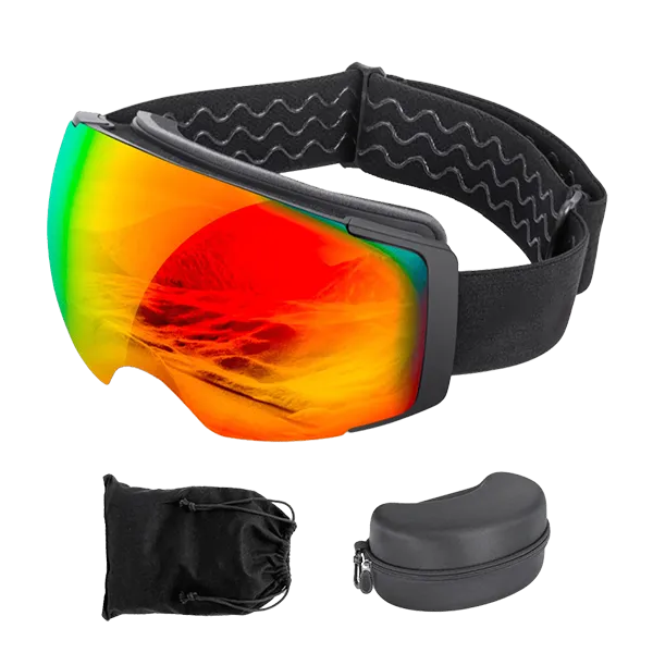 Glaciax Ski Goggles – Anti-Fog & UV Protection with Magnetic Lens for Men & Women