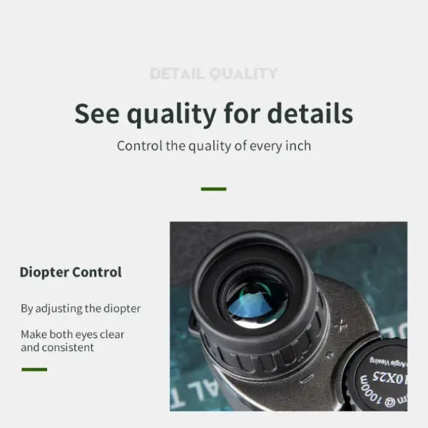 MikoSpek Compact Binoculars for Travel