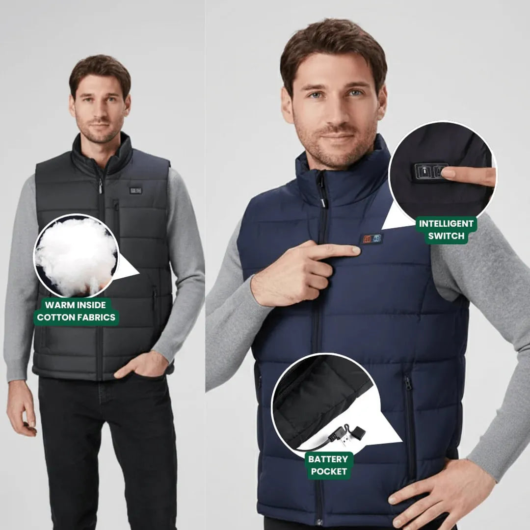CozeLaris Heated Gilet – Electric Heated Vest for Men & Women