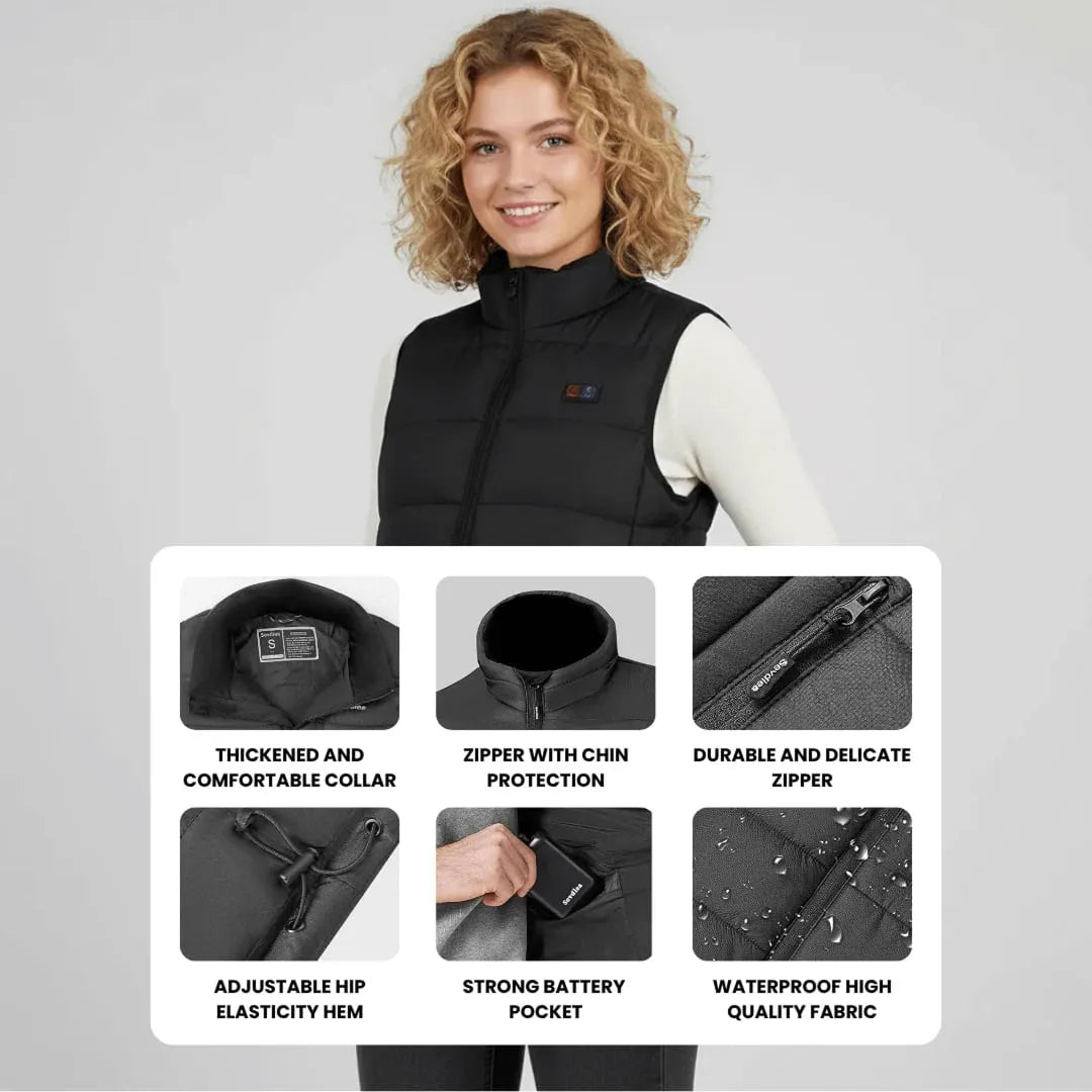 CozeLaris Heated Gilet – Electric Heated Vest for Men & Women