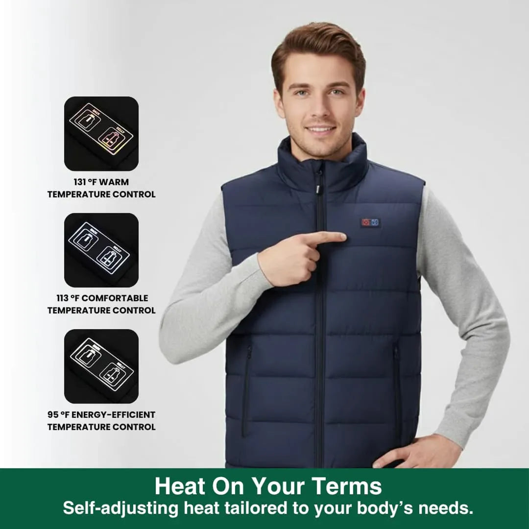 CozeLaris Heated Gilet – Electric Heated Vest for Men & Women