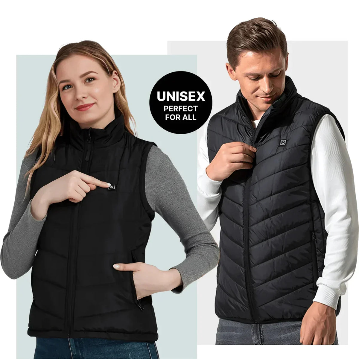Velaris Heated Vest – Electric Warming Vest for Men & Women | Camouflage & Black | S–6XL